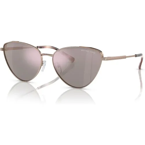 Rose Gold Sunglasses Cortez MK 1140 , female, Sizes: 59 MM - Michael Kors - Modalova