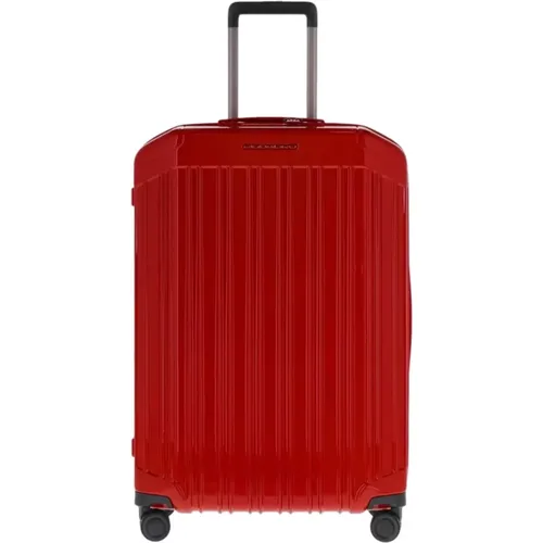 Cabin Bags, male, , Size: ONE SIZE Accessories Trolley with TSA Lock - Piquadro - Modalova