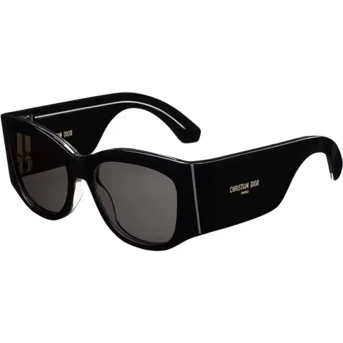 Stilvolle Sonnenbrille mit grauen Gläsern , unisex, Größe: 54 MM - Dior - Modalova