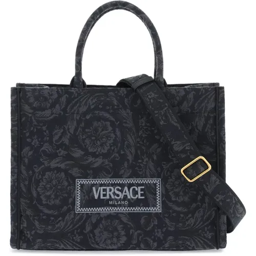 Barocco Jacquard Tote Tasche - Versace - Modalova