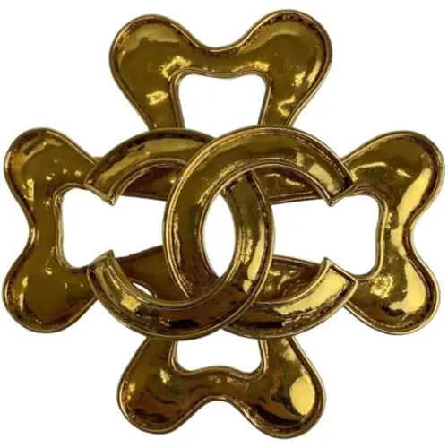 Pre-owned Metal brooches , female, Sizes: ONE SIZE - Chanel Vintage - Modalova