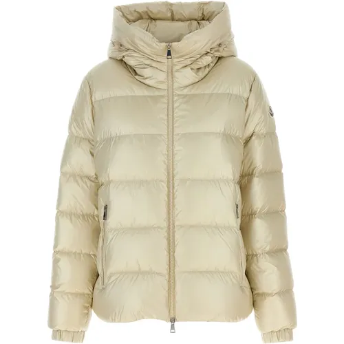 Down-filled Coat with Hood , female, Sizes: M, XS - Moncler - Modalova