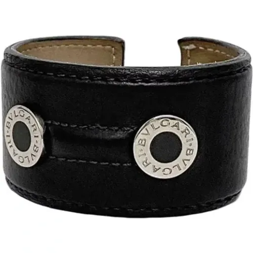 Pre-owned Leather bracelets , female, Sizes: ONE SIZE - Bvlgari Vintage - Modalova