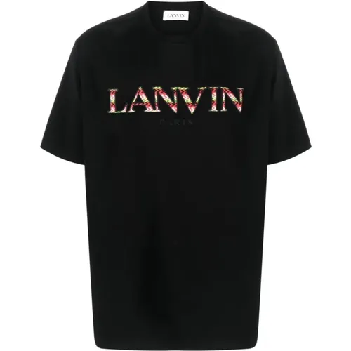 Classic curb tee-shirt , male, Sizes: M - Lanvin - Modalova