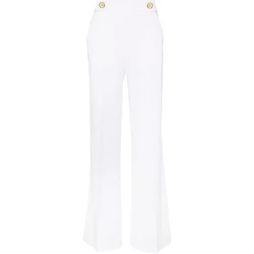 Trousers with Sbozzare Detail , female, Sizes: L - pinko - Modalova