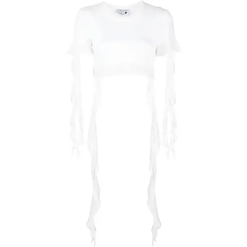 Weiße T-Shirts & Polos für Frauen , Damen, Größe: S - Blumarine - Modalova