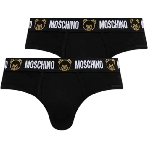 Bottoms, male, , Size: S Silk Slip Set - Moschino - Modalova