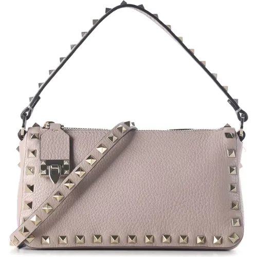 Studded Leather Crossbody Bag , female, Sizes: ONE SIZE - Valentino Garavani - Modalova