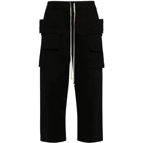 Straight Trousers, male, , Size: M Cargo Trousers Creatch Style - Rick Owens - Modalova