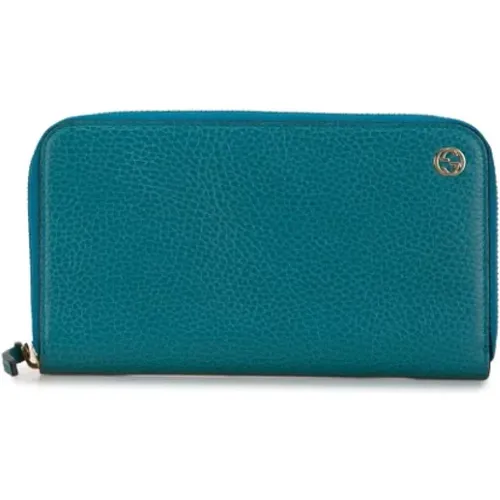 Pre-owned Wallets, female, , Size: ONE SIZE Pre-owned Leather wallets - Gucci Vintage - Modalova