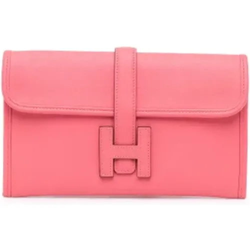 Pre-owned Clutches, female, , Size: ONE SIZE Pre-owned Leather clutches - Hermès Vintage - Modalova