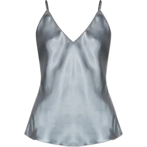 Sleeveless Tops, female, , Size: S Silk Top - Anine Bing - Modalova