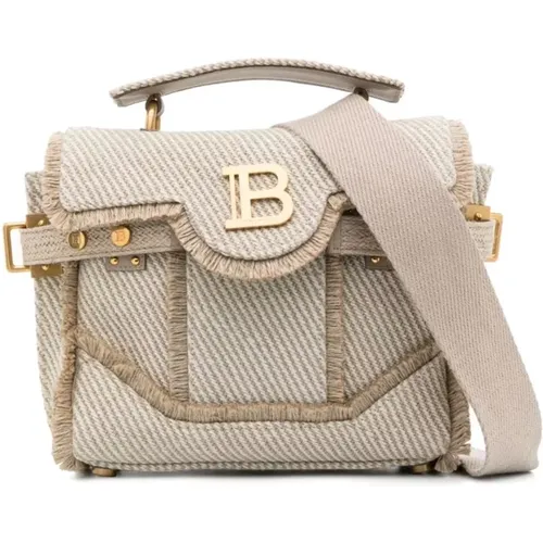 Bbuzz 23- shoulder bag , female, Sizes: ONE SIZE - Balmain - Modalova