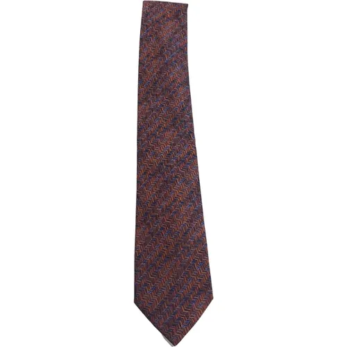 Ties, male, , Size: ONE SIZE Silk Tie - Style - Missoni - Modalova