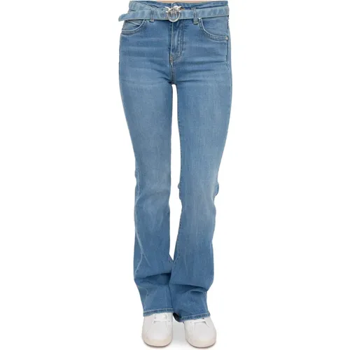 Flared Jeans , female, Sizes: W30, W29 - pinko - Modalova