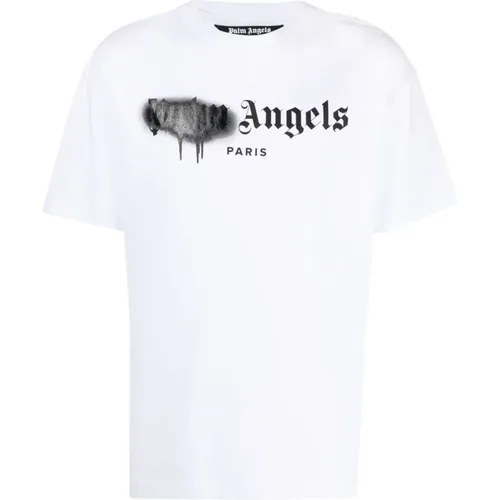 T-Shirt , Herren, Größe: 2XL - Palm Angels - Modalova
