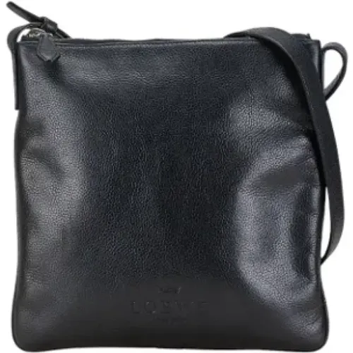 Pre-owned Cross Body Bags, female, , Size: ONE SIZE Pre-owned Leather shoulder-bags - Loewe Pre-owned - Modalova