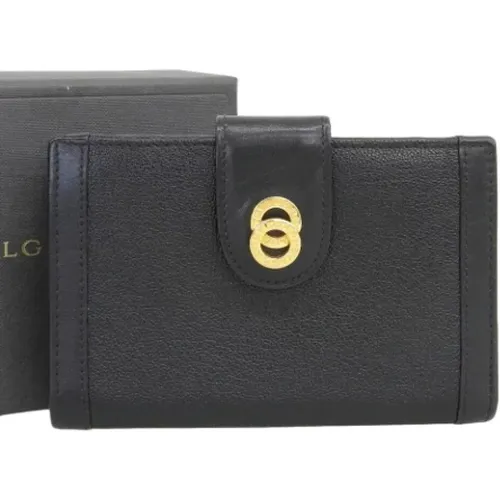 Pre-owned Wallets, female, , Size: ONE SIZE Pre-owned Leather wallets - Bvlgari Vintage - Modalova