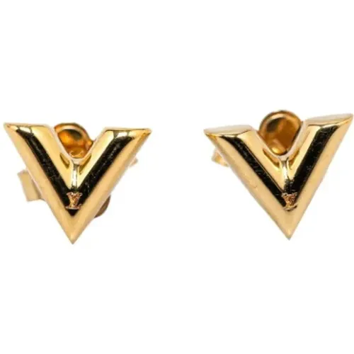 Pre-owned Jewellery, female, , Size: ONE SIZE Pre-owned Metal earrings - Louis Vuitton Vintage - Modalova