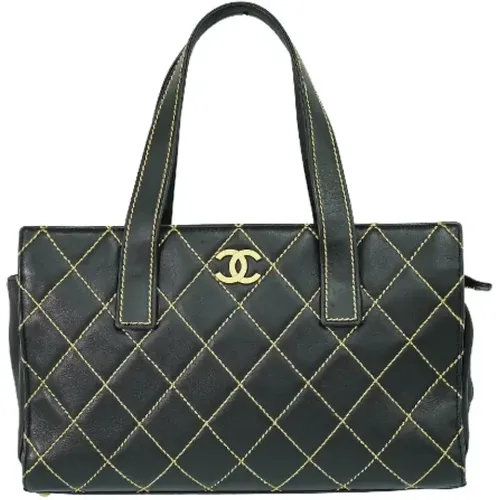 Pre-owned Leather shoppers , female, Sizes: ONE SIZE - Chanel Vintage - Modalova