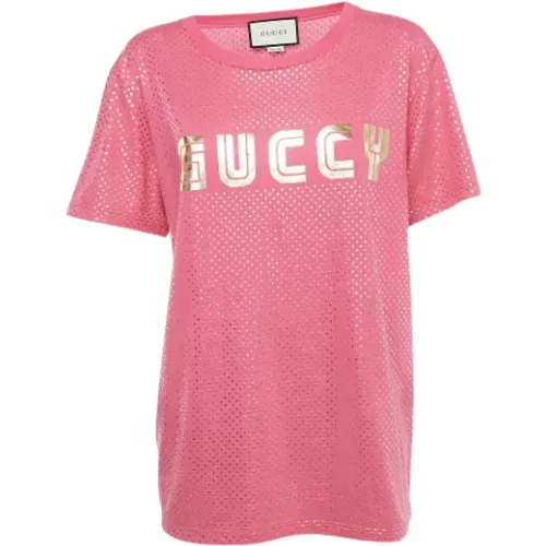 Pre-owned Tops, female, , Size: S Pre-owned Cotton tops - Gucci Vintage - Modalova