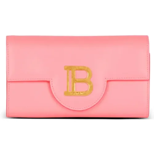 Brieftasche B-Buzz aus genarbtem Leder - Balmain - Modalova