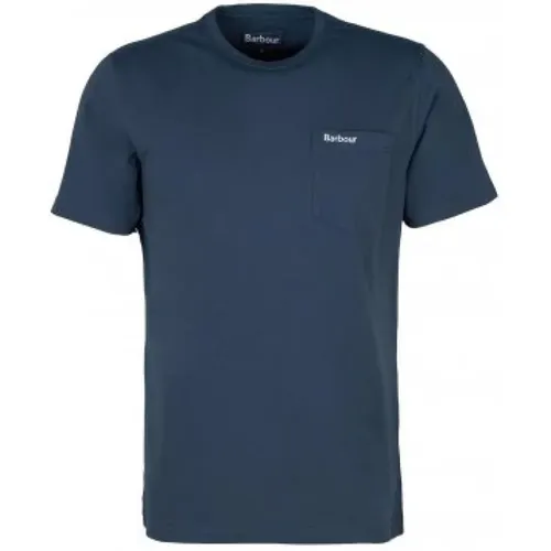 Men`s Cotton Sports T-Shirt , male, Sizes: M, L - Barbour - Modalova