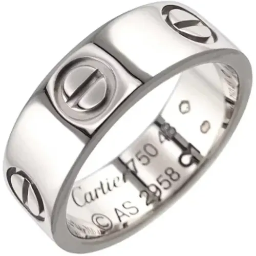 Pre-owned White Gold rings , female, Sizes: ONE SIZE - Cartier Vintage - Modalova