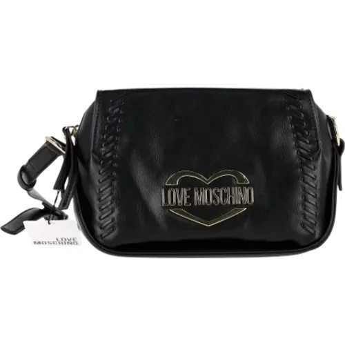 Pre-owned Leather shoulder-bags , female, Sizes: ONE SIZE - Moschino Pre-Owned - Modalova