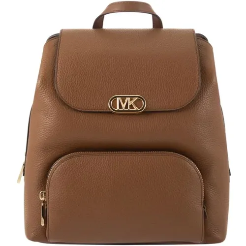 Backpacks, male, , Size: ONE SIZE Kensington - Grained leather backpack - Michael Kors - Modalova