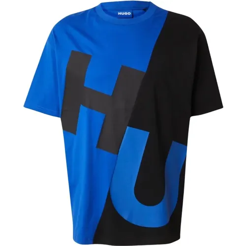 Herren Casual T-Shirt , Herren, Größe: M - Hugo Boss - Modalova