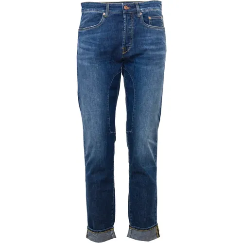 Umweltfreundliche Medium Wash Denim Jeans , Herren, Größe: W31 - Siviglia - Modalova