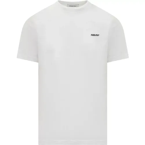 Weißes T-Shirt mit Besticktem Logo, 3er Pack , Herren, Größe: L - Ambush - Modalova