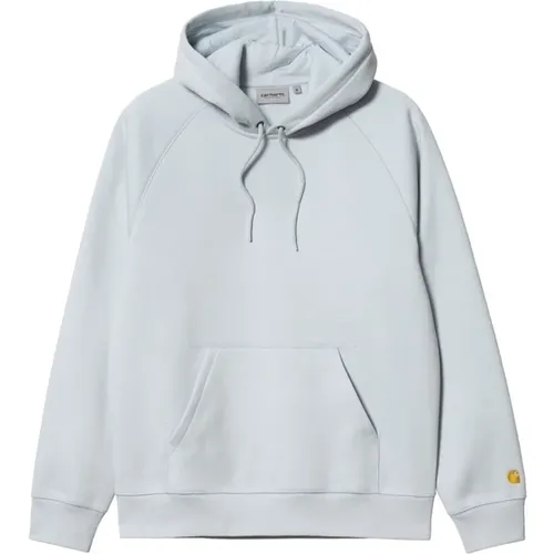 Hoodies, male, , Size: L Hooded Chase Sweatshirt - Carhartt WIP - Modalova