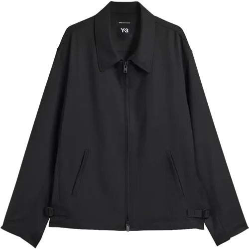 Light Jackets, male, , Size: M Zip Jacket with Front Pockets - Y-3 - Modalova