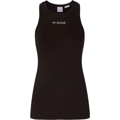 Distinct Tank Top , female, Sizes: S, M - pinko - Modalova