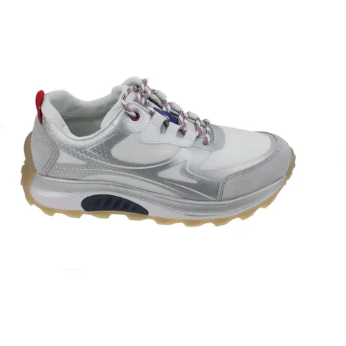 Silber Weißer Walking Sneaker - Rollingsoft , Damen, Größe: 37 EU - Gabor - Modalova