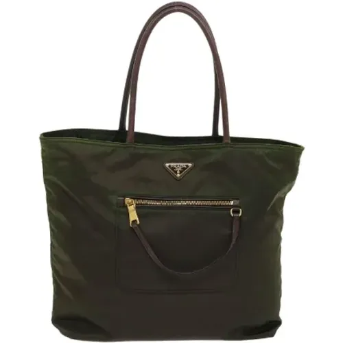 Pre-owned Tote Bags, female, , Size: ONE SIZE Pre-owned Nylon prada-bags - Prada Vintage - Modalova