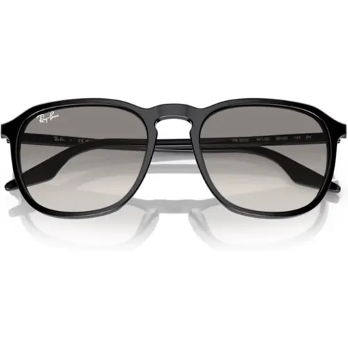 Square acetate sunglasses with ultra-thin temples , unisex, Sizes: 55 MM - Ray-Ban - Modalova