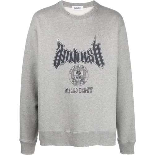 Academy Crewneck , male, Sizes: XS, S - Ambush - Modalova