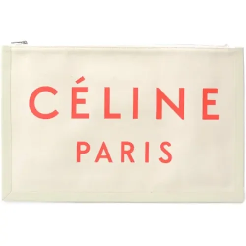 Pre-owned Clutches, female, , Size: ONE SIZE Pre-owned Canvas celine-bags - Celine Vintage - Modalova