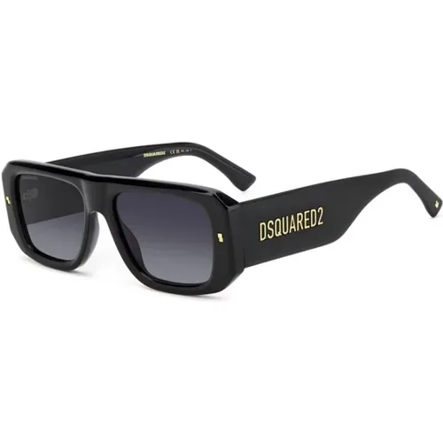 Sunglasses, male, , Size: 54 MM Dark Grey Shaded Sunglasses - Dsquared2 - Modalova