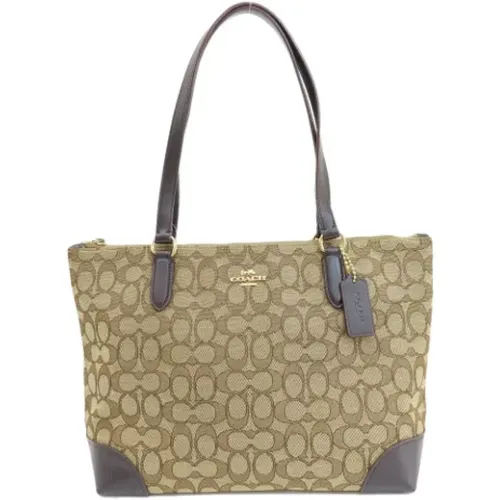 Pre-owned Tote Bags, female, , Size: ONE SIZE Pre-owned Canvas totes - Coach Pre-owned - Modalova