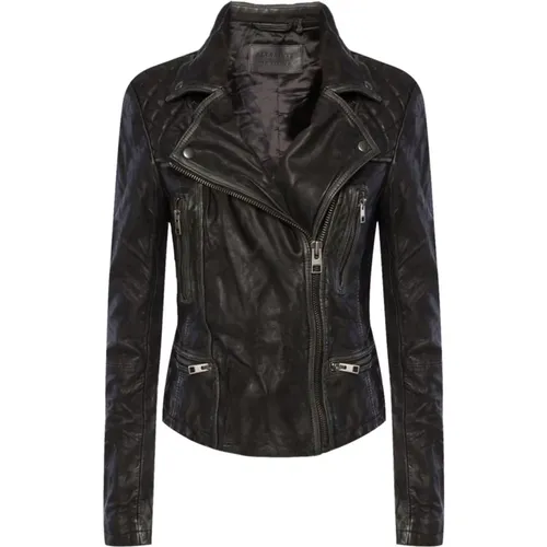 Cargo Leather jacket , female, Sizes: S, L, 2XS, 3XS, XS - AllSaints - Modalova