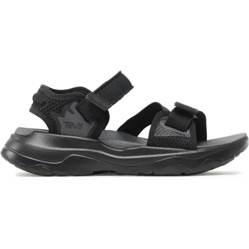 Schwarze Zymic Sandalen mit Logo , Damen, Größe: 38 EU - Teva - Modalova