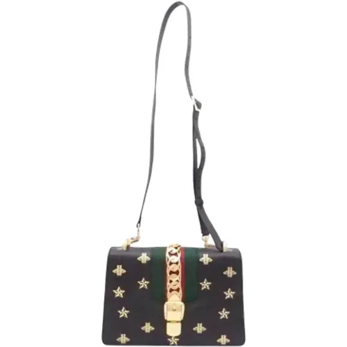Vintage Leather Gucci Shoulder Bag , female, Sizes: ONE SIZE - Gucci Vintage - Modalova