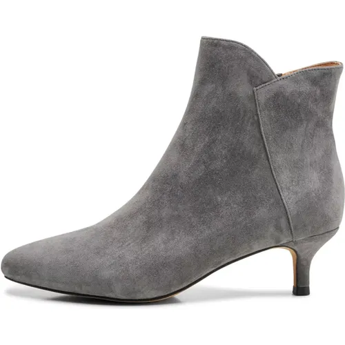 Saga Suede Ankle Boot - Grey , female, Sizes: 4 UK, 3 UK - Shoe the Bear - Modalova