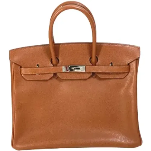 Pre-owned Leather handbags , female, Sizes: ONE SIZE - Hermès Vintage - Modalova