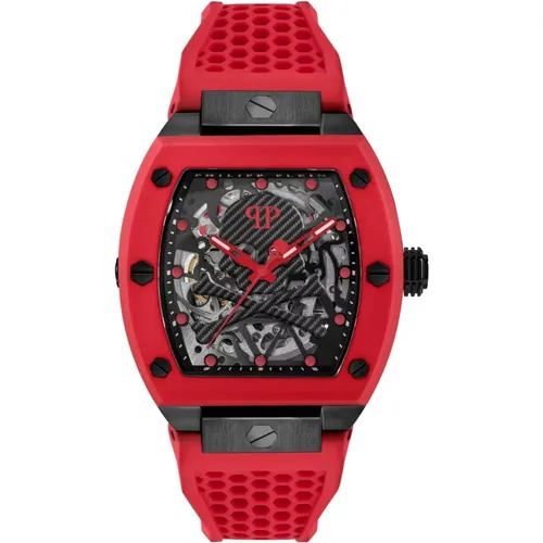 Watches, male, , Size: ONE SIZE Automatic Men's Watch The $keleton - Philipp Plein - Modalova