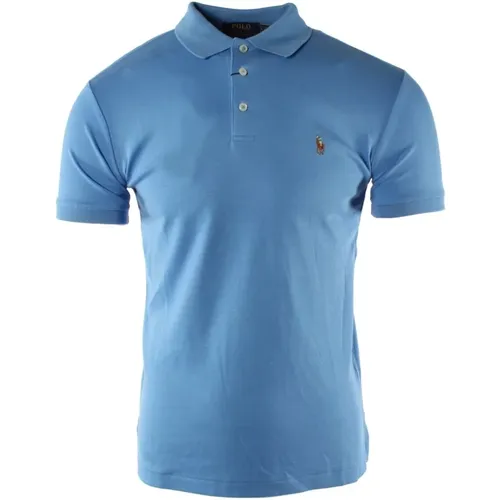 Blaues Custom Slim Fit Polo Shirt - Ralph Lauren - Modalova